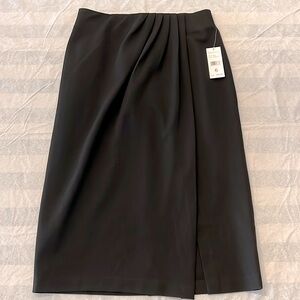 Rafaella Pleated Pencil Skirt with slit NWT